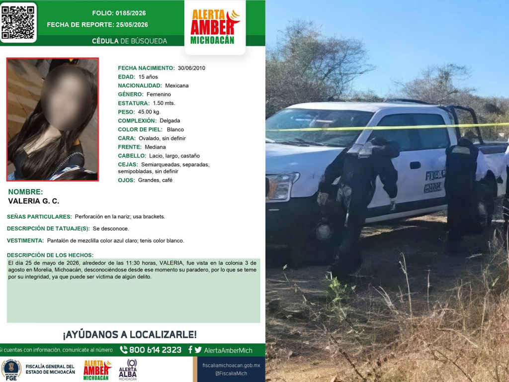 FGE investiga hallazgo sin vida de adolescente reportada desaparecida mediante Alerta Amber FGE investiga hallazgo sin vida de adolescente reportada desaparecida mediante Alerta Amber