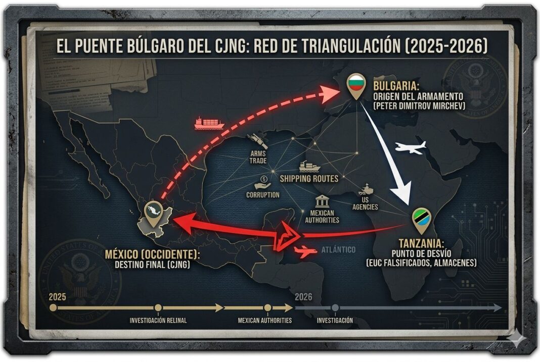 El Puente Búlgaro del CJNG: La red de Peter Dimitrov que burló fronteras desde 2025 El Puente Búlgaro del CJNG: La red de Peter Dimitrov que burló fronteras desde 2025