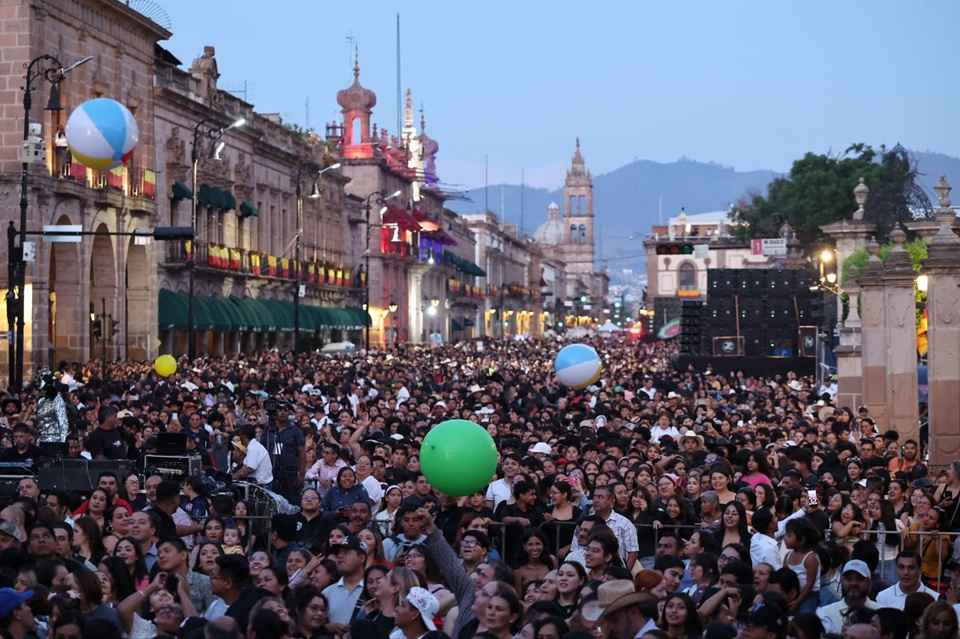 Morelia vive concierto histórico en su 485 Aniversario Morelia vive concierto histórico en su 485 Aniversario