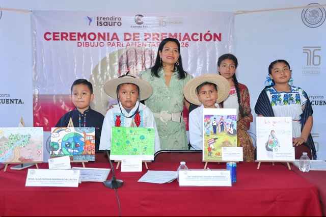 Congreso del Estado premia a las y los niños ganadores del del concurso “Dibujo Parlamentario 2026” Congreso del Estado premia a las y los niños ganadores del del concurso “Dibujo Parlamentario 2026”