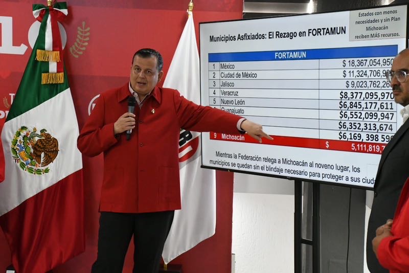 Denuncia PRI desvíos de recursos del FORTAPAZ para los Ayuntamientos a través de la SCOP Denuncia PRI desvíos de recursos del FORTAPAZ para los Ayuntamientos a través de la SCOP