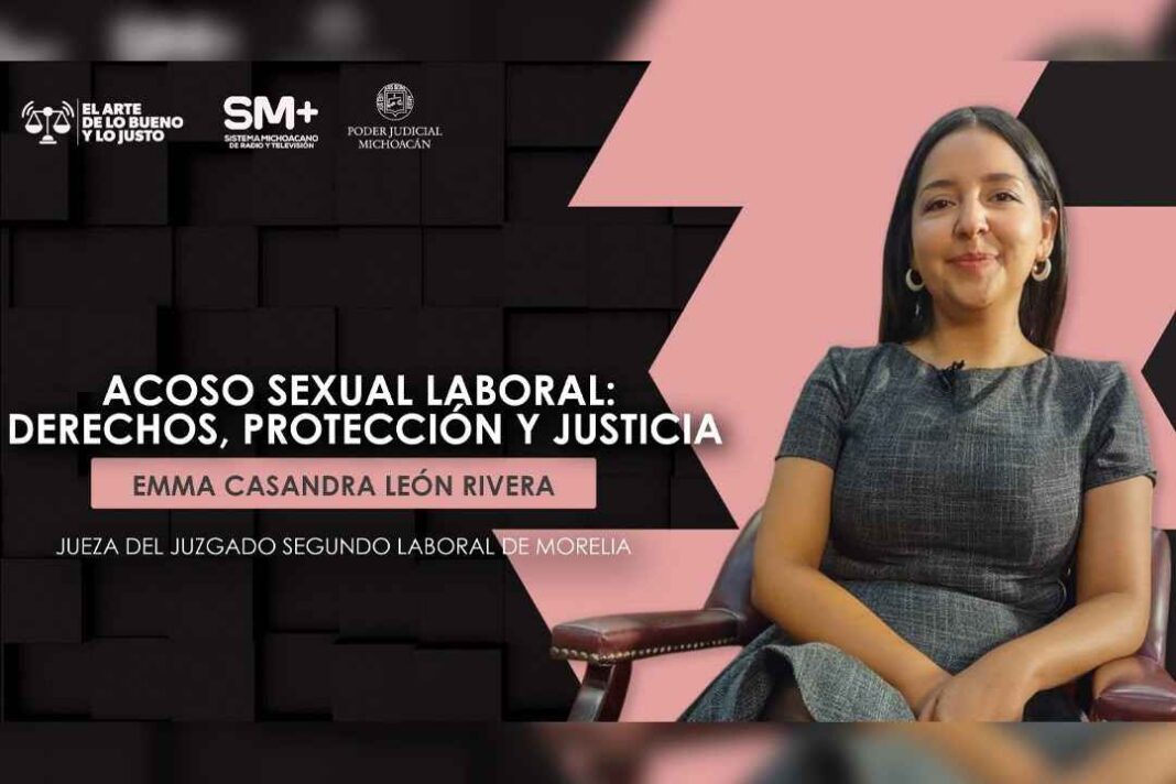 Acoso sexual laboral debe analizarse con perspectiva de género para garantizar el acceso a la justicia: jueza Emma Casandra León Acoso sexual laboral debe analizarse con perspectiva de género para garantizar el acceso a la justicia: jueza Emma Casandra León