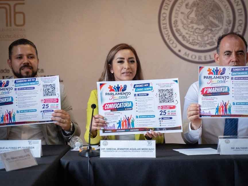 Llama Grecia Aguilar a las juventudes a aprovechar los últimos días para registrarse al Parlamento Juvenil Incluyente 2026 Llama Grecia Aguilar a las juventudes a aprovechar los últimos días para registrarse al Parlamento Juvenil Incluyente 2026
