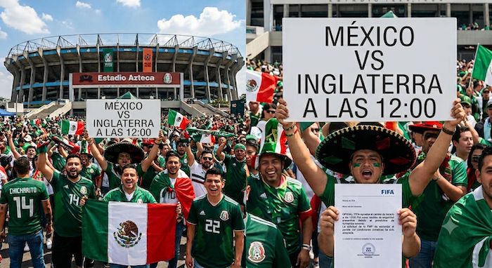 🚨 OFICIAL: El clima adelanta el México vs. Inglaterra en el Estadio Ciudad de México 🚨 OFICIAL: El clima adelanta el México vs. Inglaterra en el Estadio Ciudad de México