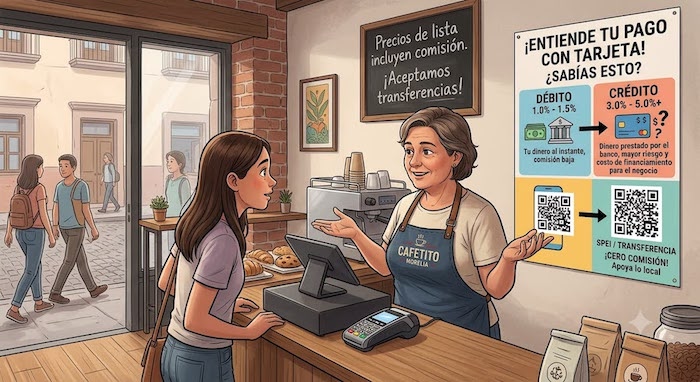 ¿Por qué te quieren cobrar comisión al pagar con tarjeta? Lo que nadie te cuenta de tu tiendita de confianza ¿Por qué te quieren cobrar comisión al pagar con tarjeta? Lo que nadie te cuenta de tu tiendita de confianza