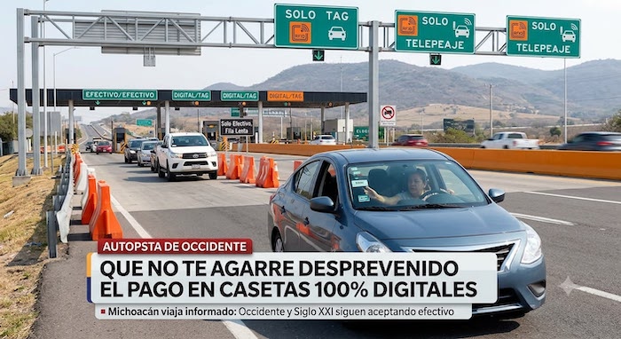 Que no te agarre desprevenido el pago en las casetas 100% digitales Que no te agarre desprevenido el pago en las casetas 100% digitales