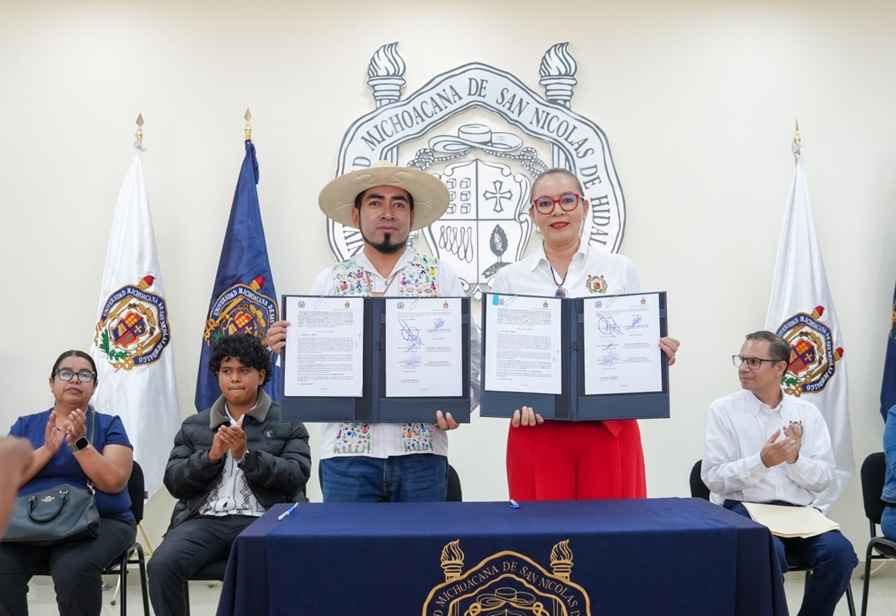 La UMSNH vuelve a marcar historia, señala Yarabí Ávila al firmar convenio con el Consejo Supremo Indígena La UMSNH vuelve a marcar historia, señala Yarabí Ávila al firmar convenio con el Consejo Supremo Indígena