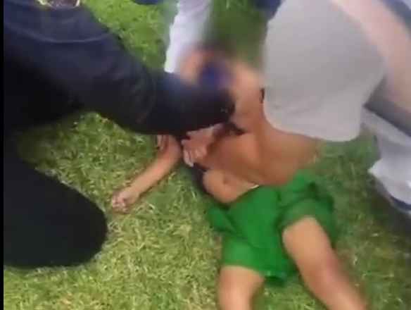 Elemento del Servicio de Protección Federal salva la vida de un menor tras rescatarlo de un lago Elemento del Servicio de Protección Federal salva la vida de un menor tras rescatarlo de un lago