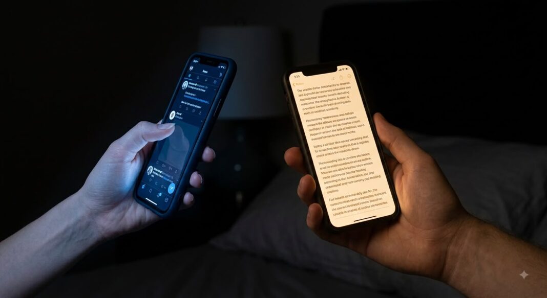 ¿Pantallas antes de dormir? El impacto de la luz azul en tu descanso ¿Pantallas antes de dormir? El impacto de la luz azul en tu descanso