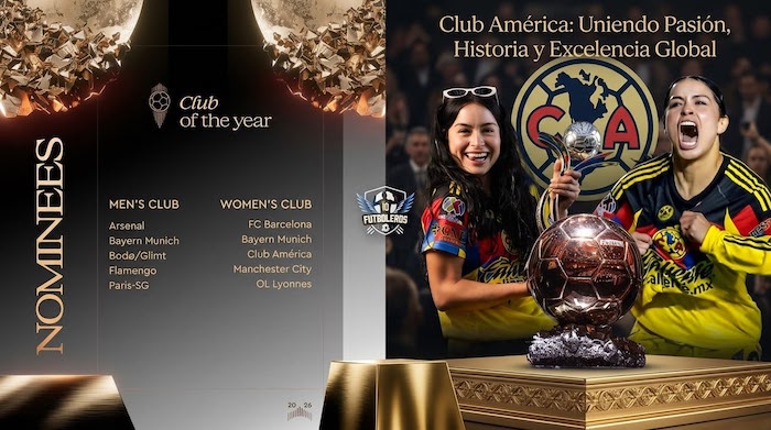 América y Scarlett Camberos hacen historia: nominados al Balón de Oro 2026 América y Scarlett Camberos hacen historia: nominados al Balón de Oro 2026