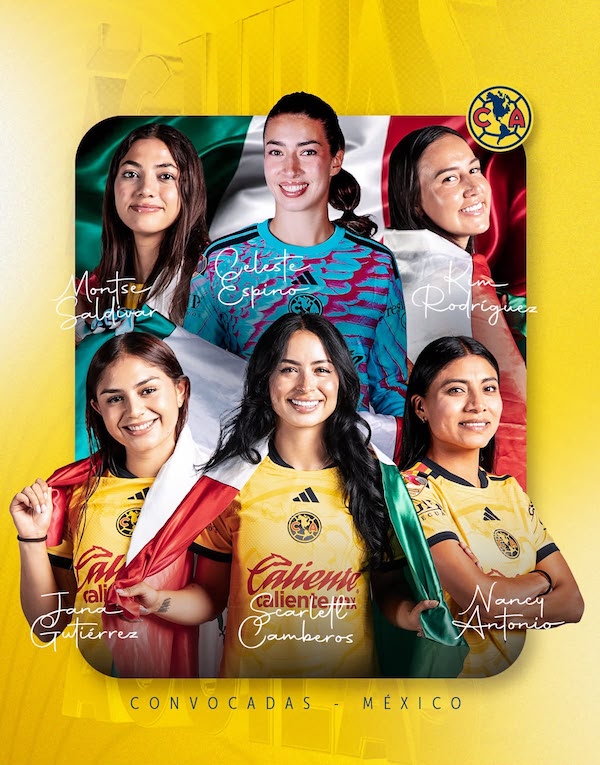 Poderío Águila: América Femenil aporta 9 convocadas en la Fecha FIFA Poderío Águila: América Femenil aporta 9 convocadas en la Fecha FIFA