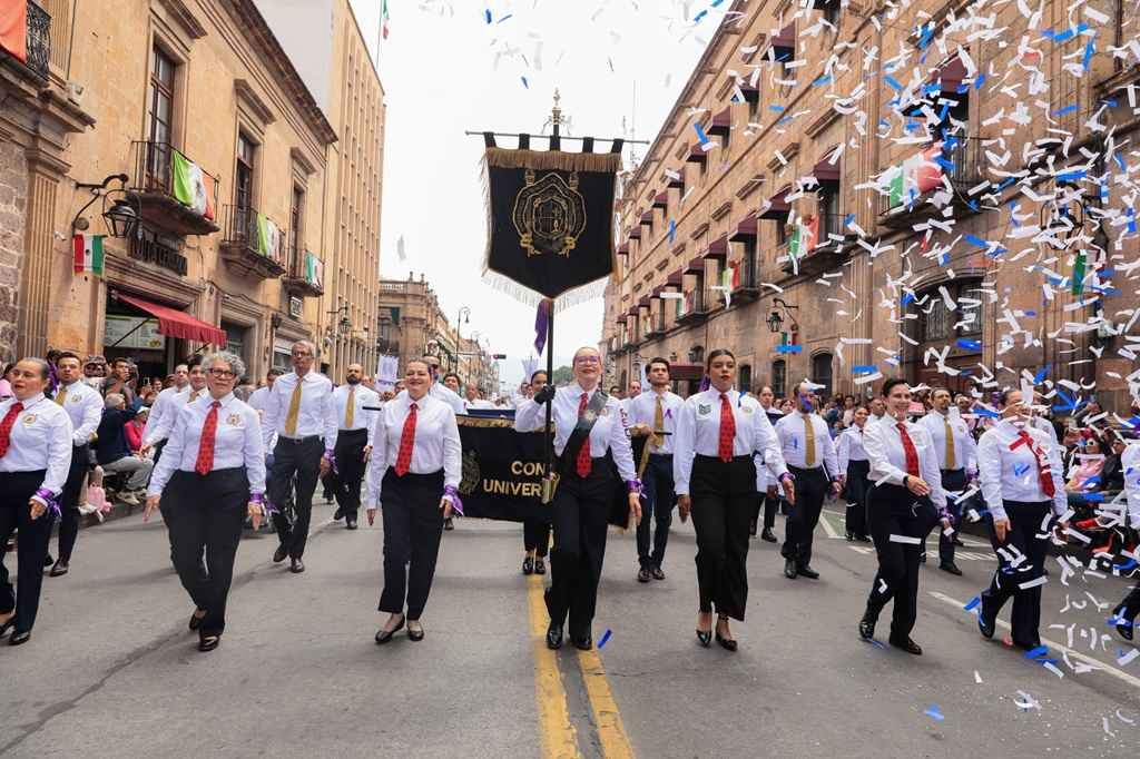 Identidad y orgullo, demuestran las y los Nicolaitas en el desfile del 16 de septiembre Identidad y orgullo, demuestran las y los Nicolaitas en el desfile del 16 de septiembre