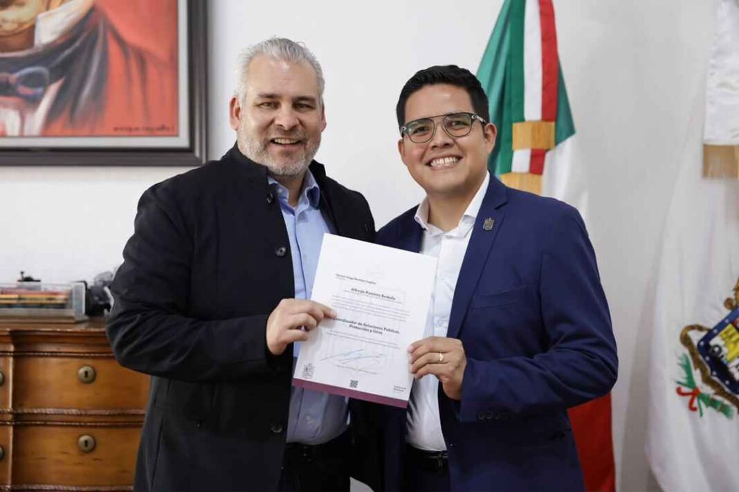 Designa Bedolla a Héctor Benítez como coordinador de Relaciones Públicas, Protocolo y Giras Designa Bedolla a Héctor Benítez como coordinador de Relaciones Públicas, Protocolo y Giras