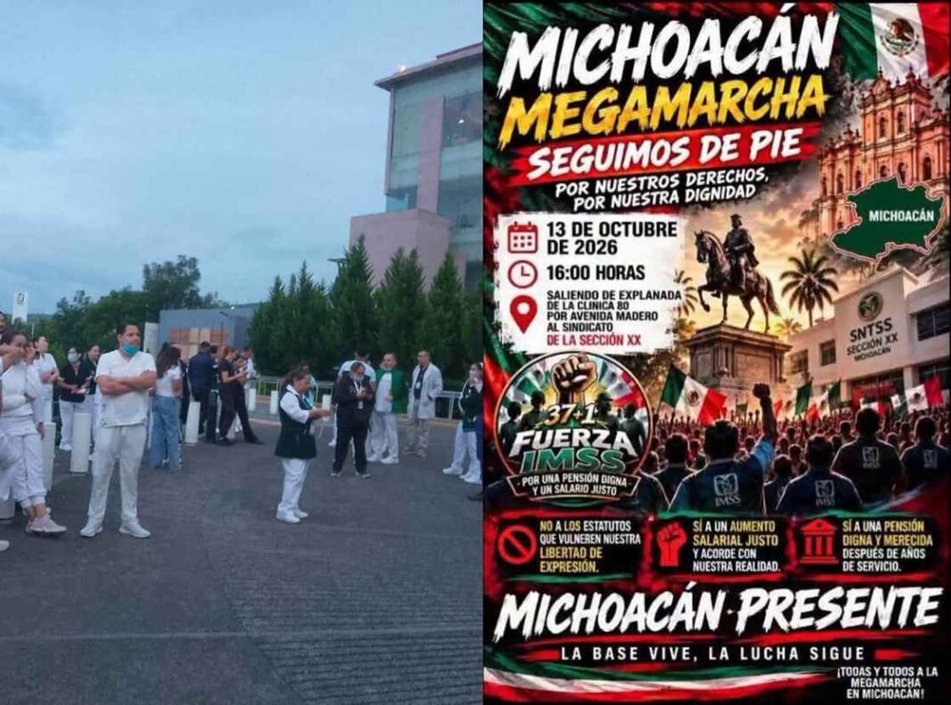 Avenida Madero será ruta de nueva protesta del IMSS; marcharán este martes a las 16:00 horas Avenida Madero será ruta de nueva protesta del IMSS; marcharán este martes a las 16:00 horas