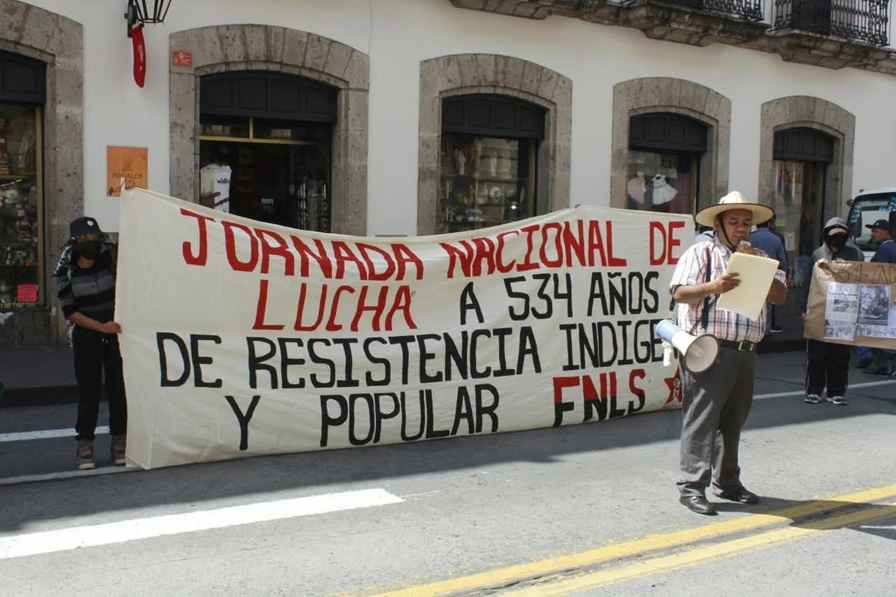 “Seguiremos insistiendo”: FNLS no renuncia a ocupar la plaza Melchor Ocampo “Seguiremos insistiendo”: FNLS no renuncia a ocupar la plaza Melchor Ocampo