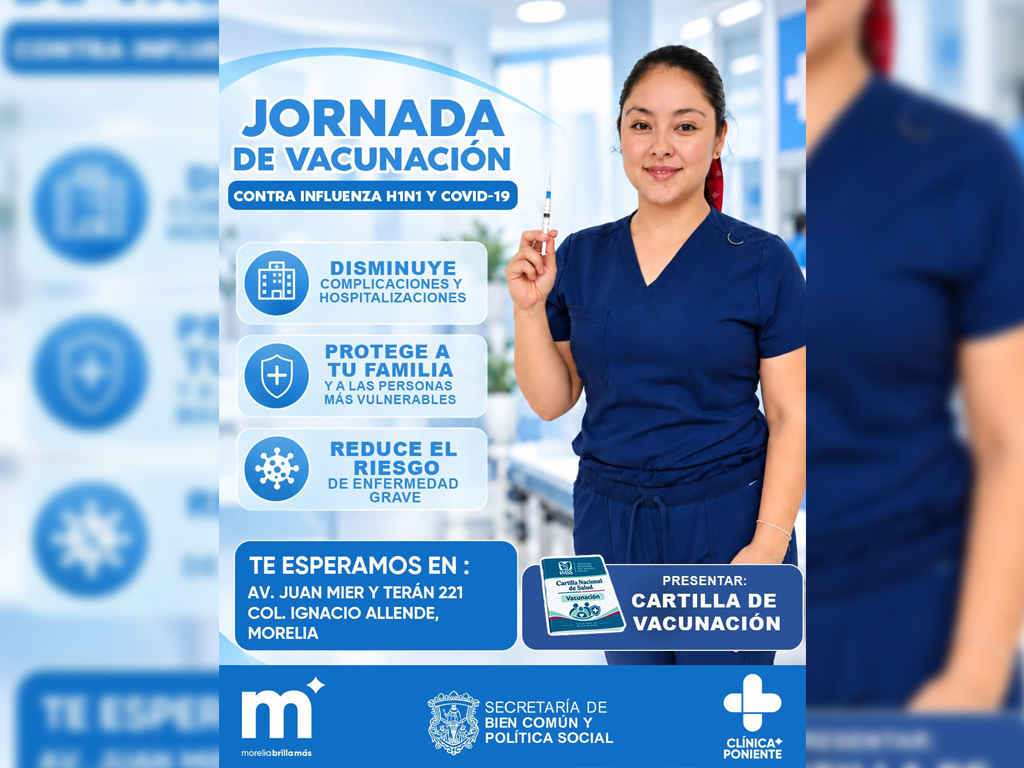 Clínica Poniente ofrece vacunas gratuitas contra influenza y COVID-19 Clínica Poniente ofrece vacunas gratuitas contra influenza y COVID-19
